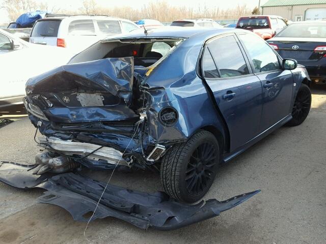 YS3FB49YX81104062 - 2008 SAAB 9-3 2.0T BLUE photo 4