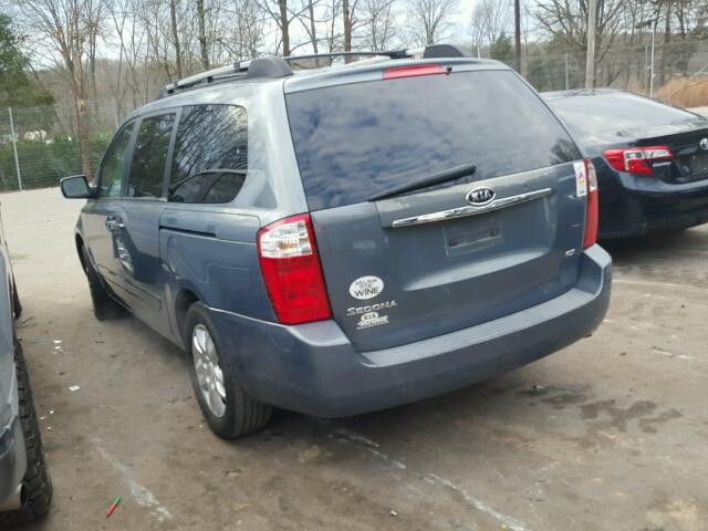 KNDMB233066053834 - 2006 KIA SEDONA EX GRAY photo 3