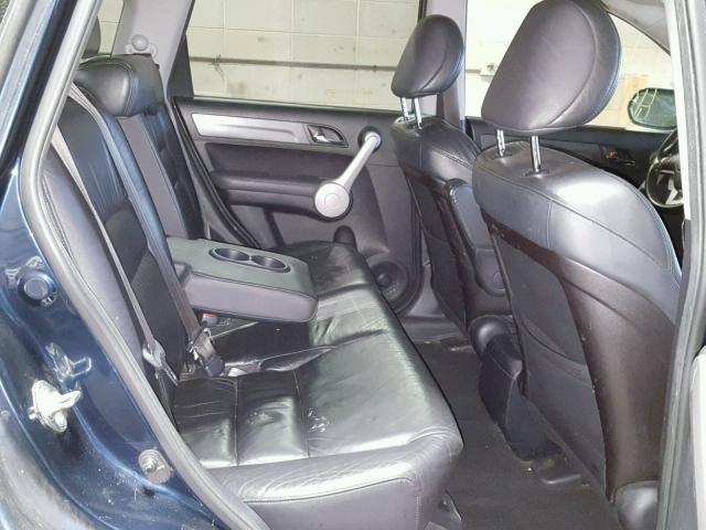 JHLRE48717C120466 - 2007 HONDA CR-V EXL BLUE photo 6