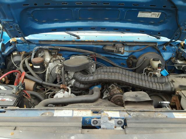 1FTEF14N1SNA72007 - 1995 FORD F150 BLUE photo 7