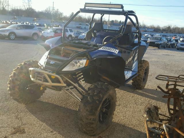 4UF16MPV7GT310336 - 2016 ARCTIC CAT WILDCAT BLUE photo 2