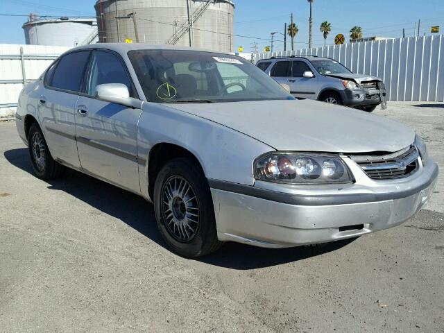 2G1WF55E319200672 - 2001 CHEVROLET IMPALA SILVER photo 1