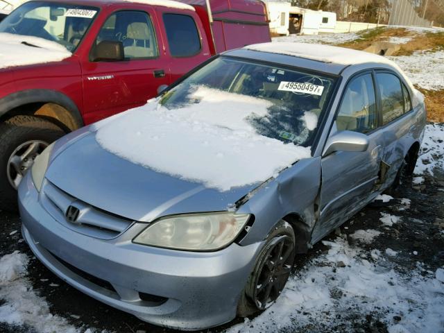 2HGES26784H562425 - 2004 HONDA CIVIC EX 银色 照片 2