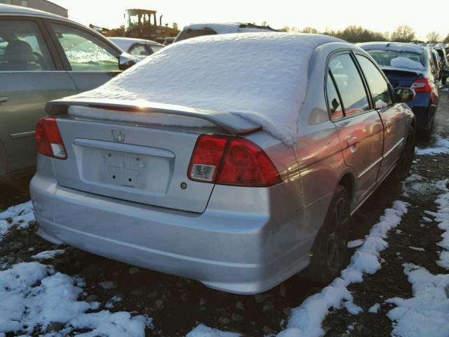 2HGES26784H562425 - 2004 HONDA CIVIC EX 银色 照片 4