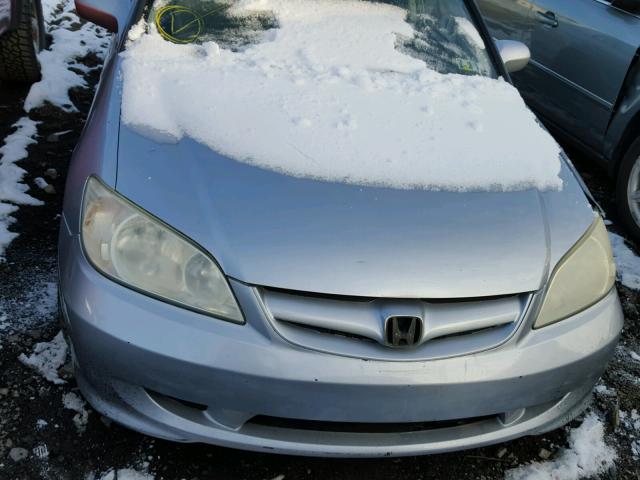 2HGES26784H562425 - 2004 HONDA CIVIC EX SILVER photo 7