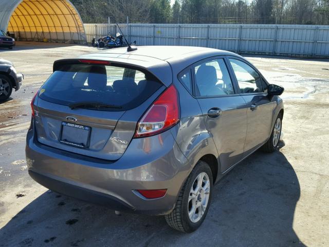 3FADP4EJ5EM134101 - 2014 FORD FIESTA SE GRAY photo 4