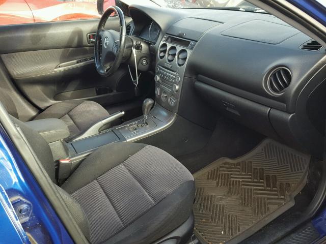 1YVHP84C755M36043 - 2005 MAZDA 6 I BLUE photo 5