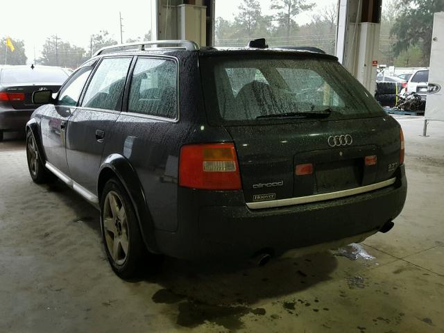 WA1YD64B84N035216 - 2004 AUDI ALLROAD BLUE photo 3