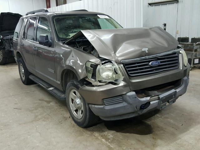 1FMEU62E56UA01101 - 2006 FORD EXPLORER X GREEN photo 1