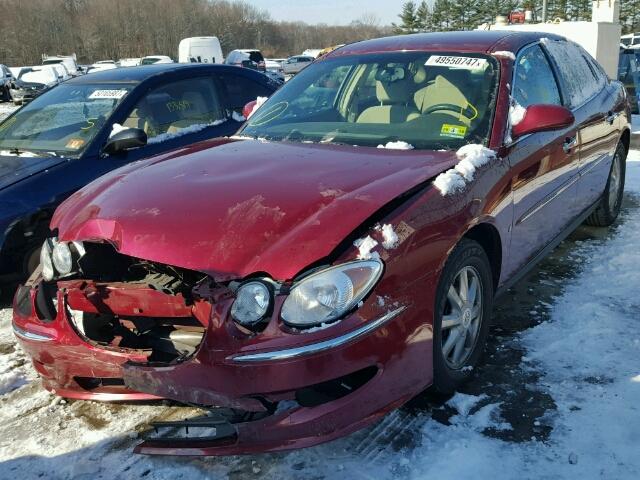 2G4WC582891146745 - 2009 BUICK LACROSSE C MAROON photo 2