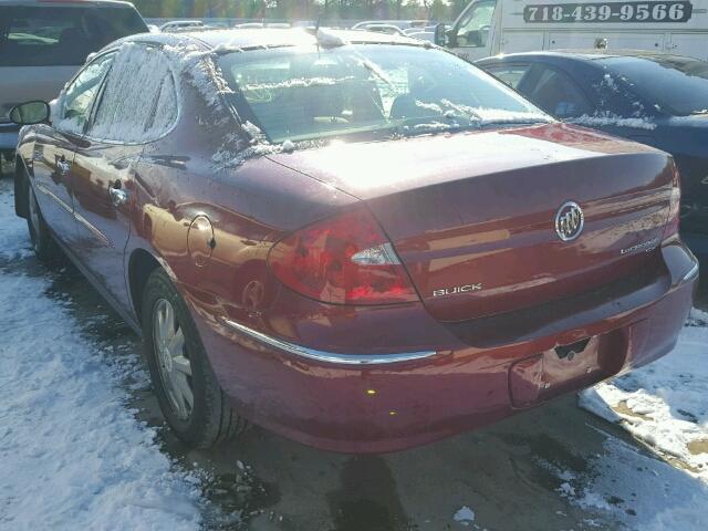 2G4WC582891146745 - 2009 BUICK LACROSSE C MAROON photo 3