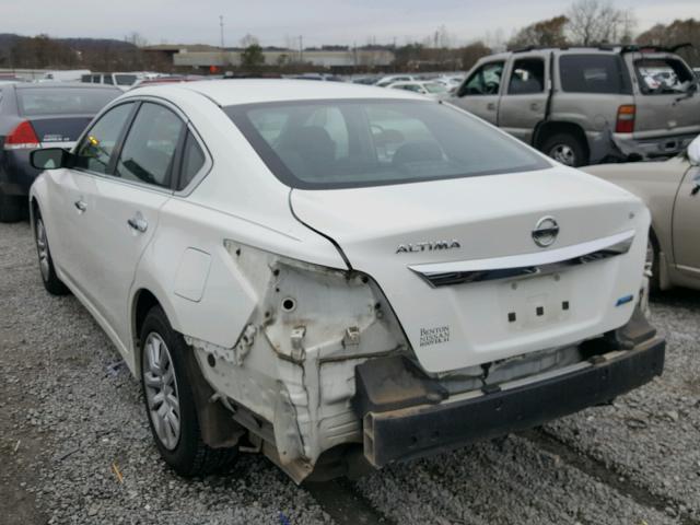 1N4AL3AP3DN442407 - 2013 NISSAN ALTIMA 2.5 WHITE photo 3