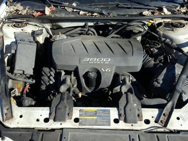 2G2WP522441338422 - 2004 PONTIAC GRAND PRIX WHITE photo 7