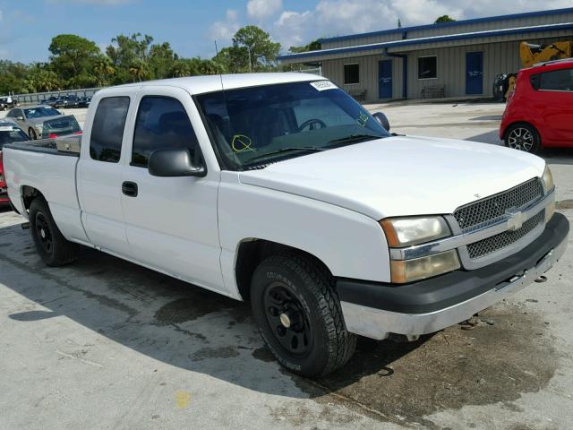 1GCEC19X75Z154906 - 2005 CHEVROLET SILVERADO WHITE photo 1