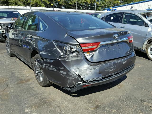 4T1BK1EB9HU249240 - 2017 TOYOTA AVALON XLE GRAY photo 3