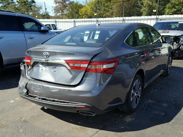 4T1BK1EB9HU249240 - 2017 TOYOTA AVALON XLE GRAY photo 4