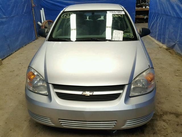 1G1AS58HX97236240 - 2009 CHEVROLET COBALT LS SILVER photo 9