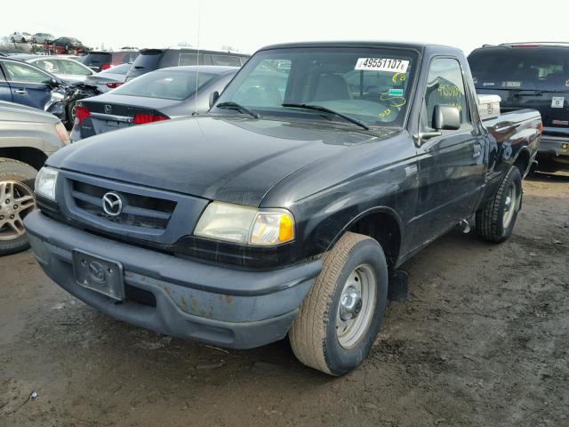 4F4YR12D62TM07652 - 2002 MAZDA B2300 BLACK photo 2