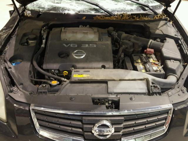 1N4BA41E58C827046 - 2008 NISSAN MAXIMA SE BLACK photo 7