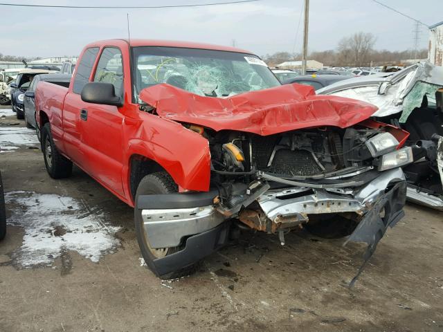 1GCEC19X17Z196068 - 2007 CHEVROLET SILVERADO RED photo 1