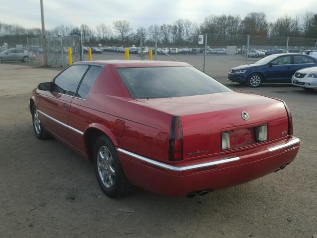 1G6ET1298WU601983 - 1998 CADILLAC ELDORADO T RED photo 3