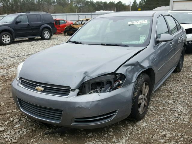 2G1WB57K091155571 - 2009 CHEVROLET IMPALA LS GRAY photo 2