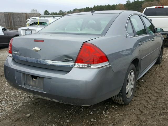 2G1WB57K091155571 - 2009 CHEVROLET IMPALA LS GRAY photo 4