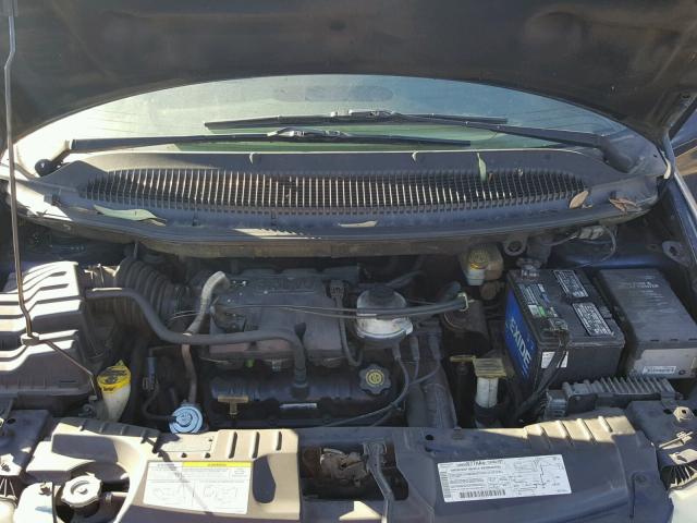 2B4GP44331R404968 - 2001 DODGE GRAND CARA BLUE photo 7