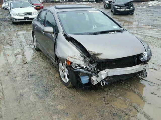 1HGFA16806L065076 - 2006 HONDA CIVIC EX GRAY photo 1