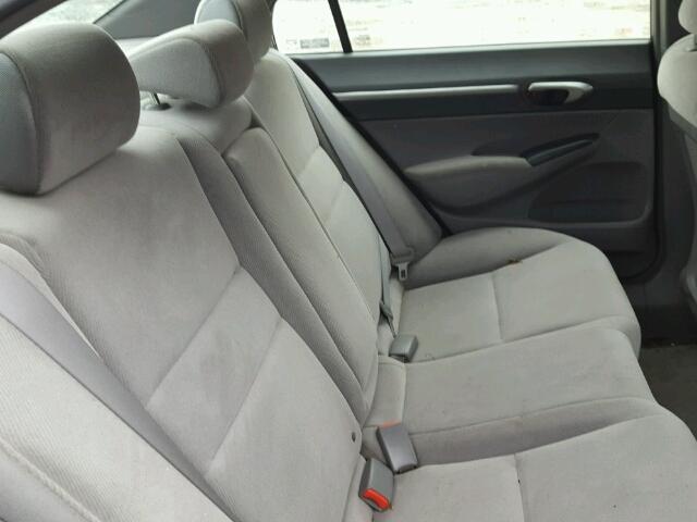 1HGFA16806L065076 - 2006 HONDA CIVIC EX GRAY photo 6