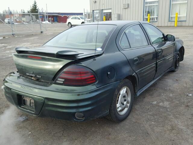 1G2NE52T9YM825278 - 2000 PONTIAC GRAND AM S GREEN photo 4