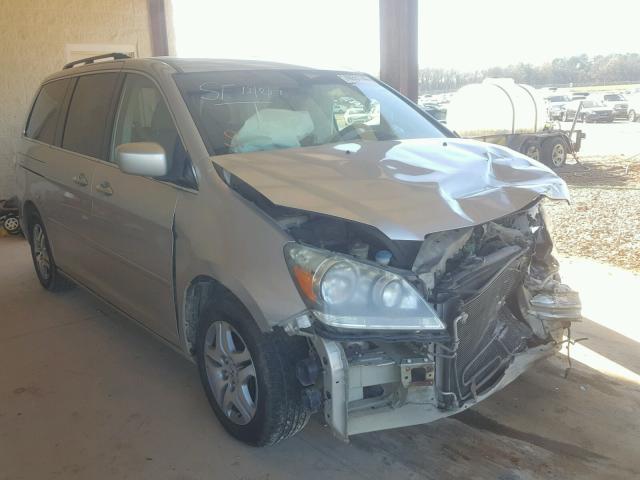 5FNRL38407B422837 - 2007 HONDA ODYSSEY EX SILVER photo 1