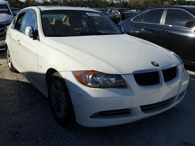 WBAVA33548P143707 - 2008 BMW 328 I WHITE photo 1