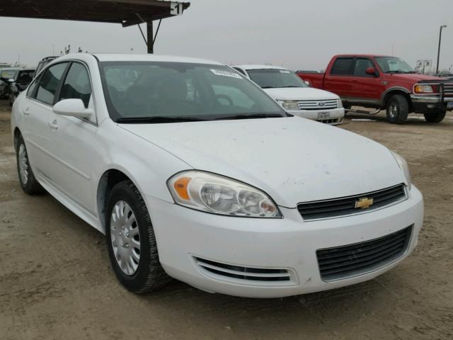 2G1WA5EN2A1242814 - 2010 CHEVROLET IMPALA LS WHITE photo 1