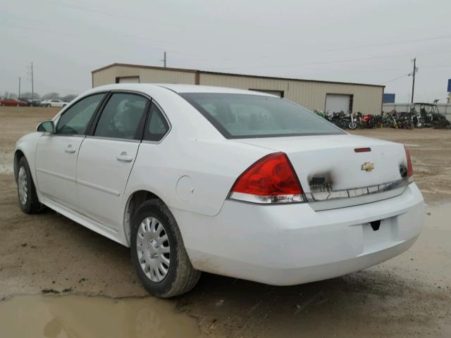 2G1WA5EN2A1242814 - 2010 CHEVROLET IMPALA LS WHITE photo 3