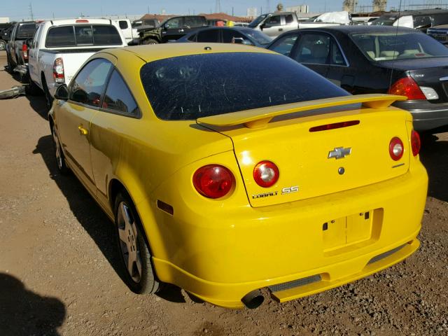 1G1AP18P977269194 - 2007 CHEVROLET COBALT SS YELLOW photo 3