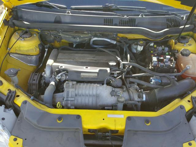 1G1AP18P977269194 - 2007 CHEVROLET COBALT SS YELLOW photo 7