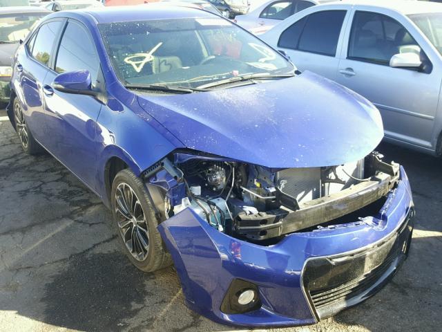 5YFBURHE9GP549827 - 2016 TOYOTA COROLLA L BLUE photo 1