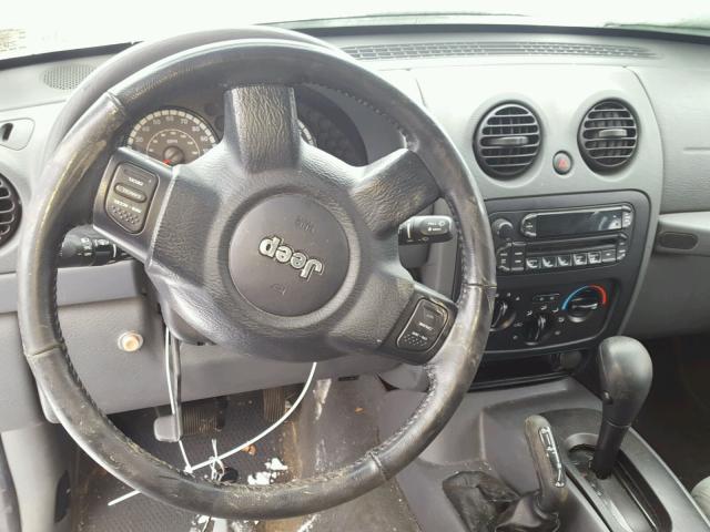 1J4GL48K37W695997 - 2007 JEEP LIBERTY SP SILVER photo 9