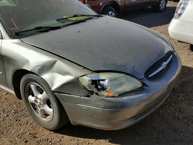 1FAFP55U53A139821 - 2003 FORD TAURUS SES SILVER photo 10