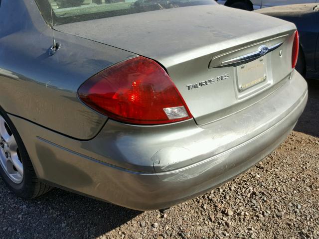 1FAFP55U53A139821 - 2003 FORD TAURUS SES SILVER photo 9