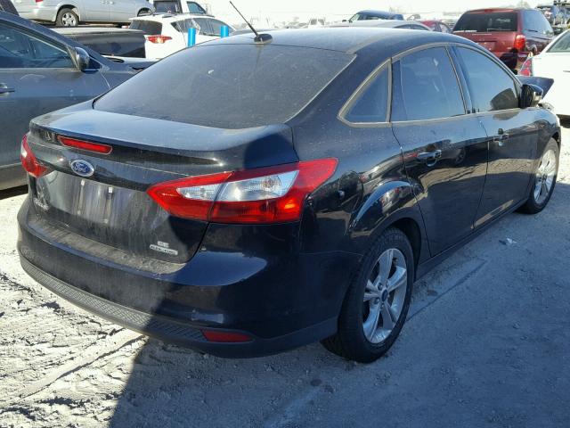 1FADP3F25EL266441 - 2014 FORD FOCUS SE BLACK photo 4