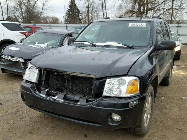 1GKDT13S282118390 - 2008 GMC ENVOY BLACK photo 2