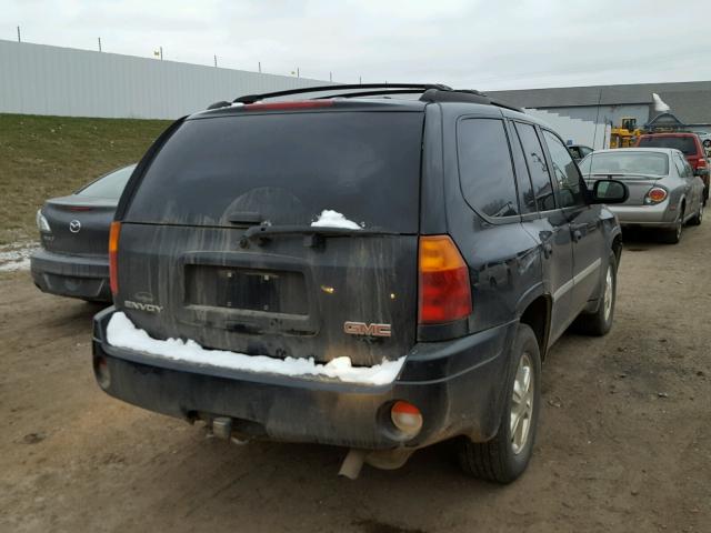 1GKDT13S282118390 - 2008 GMC ENVOY BLACK photo 4