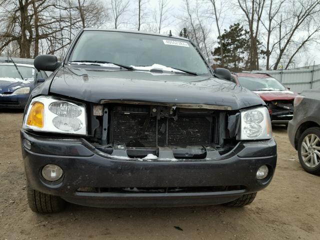 1GKDT13S282118390 - 2008 GMC ENVOY BLACK photo 9