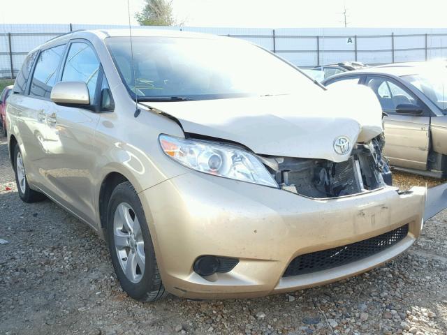 5TDKK3DC4BS120070 - 2011 TOYOTA SIENNA LE GOLD photo 1