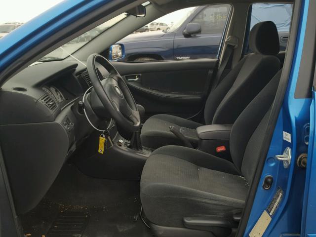 2T1BR32E77C820441 - 2007 TOYOTA COROLLA CE BLUE photo 5