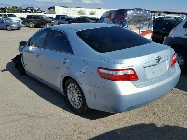 4T1BE46K97U527348 - 2007 TOYOTA CAMRY NEW BLUE photo 3