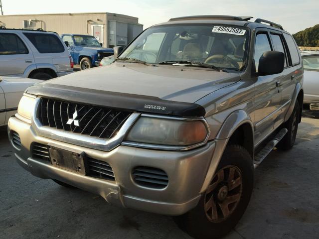 JA4MT31R32J058408 - 2002 MITSUBISHI MONTERO SP GOLD photo 2