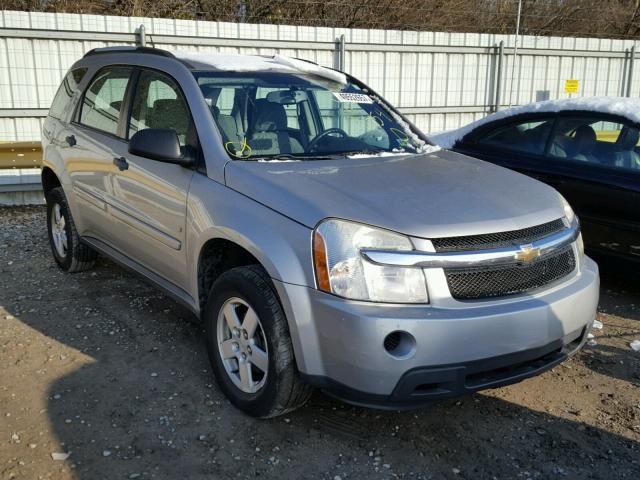 2CNDL23F586334754 - 2008 CHEVROLET EQUINOX LS SILVER photo 1